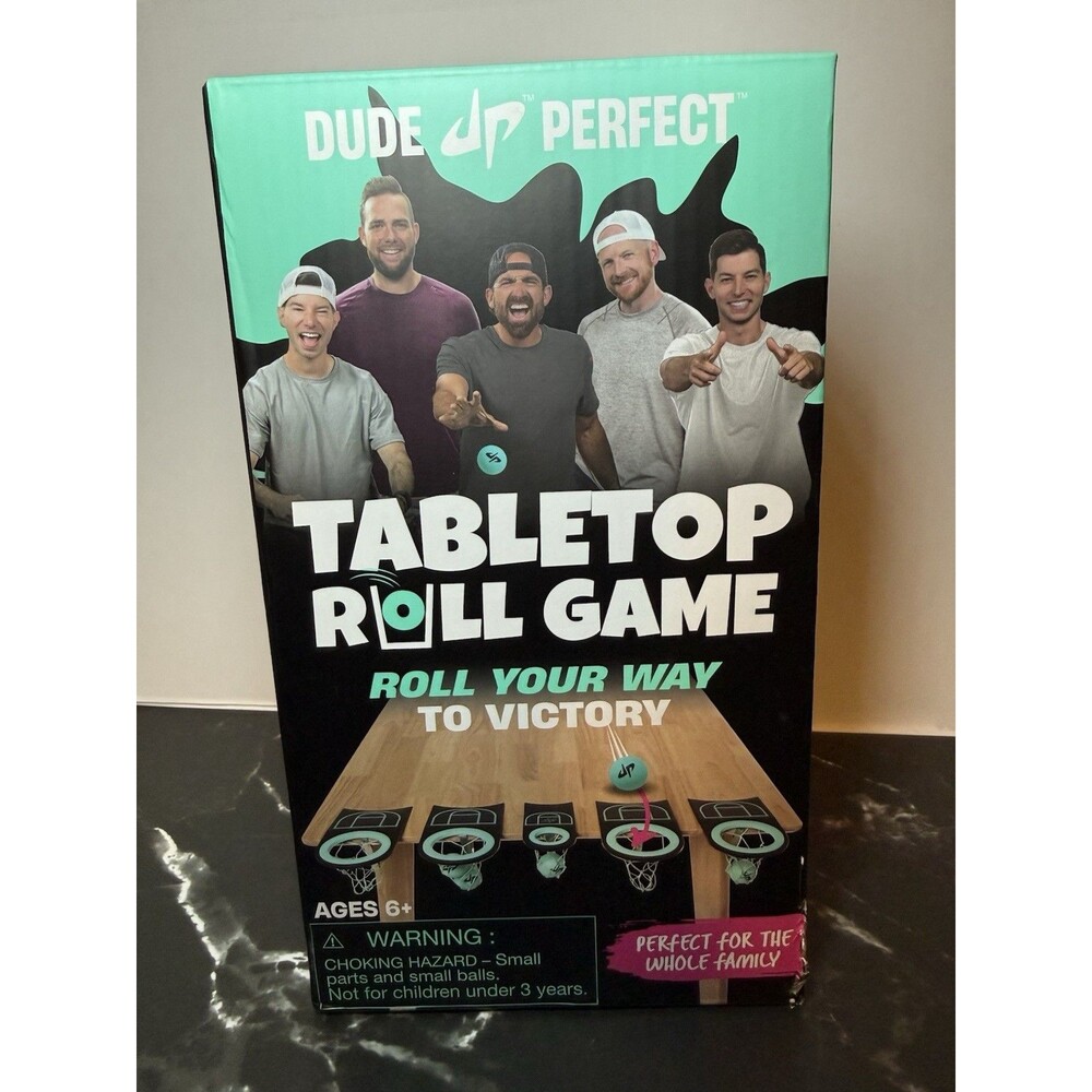 Dude Perfect Tabletop Roll Game New Sealed Damaged Box Family Game